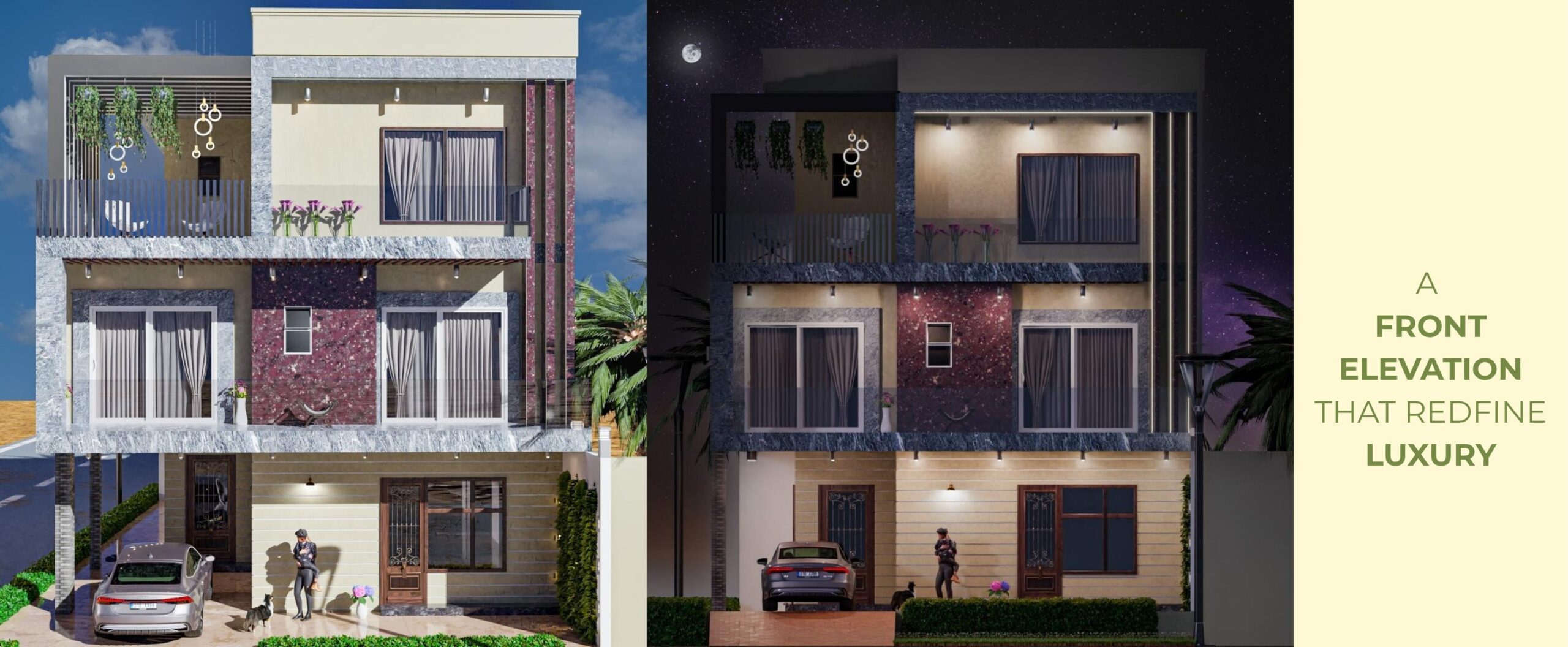 Beige And Brown Modern Interior Design Banner